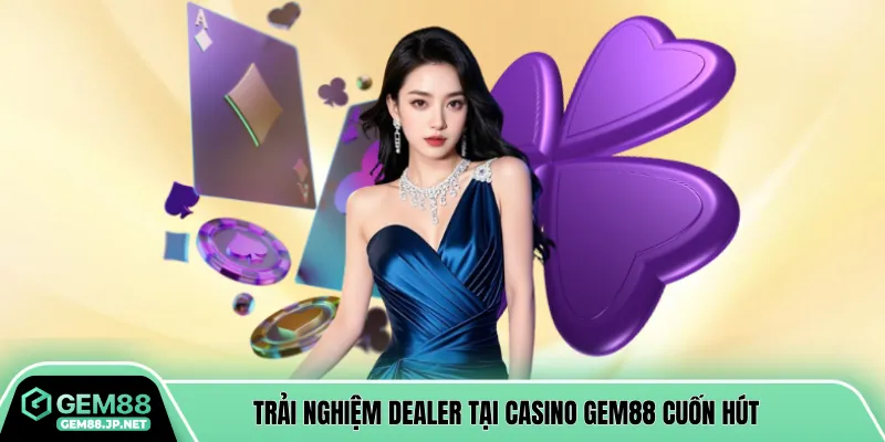 Trải nghiệm dealer tại casino Gem88 cuốn hút